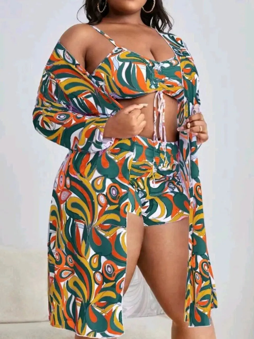 Plus-Size Bikini-set Trendy Grote Maten - Mode Vibes