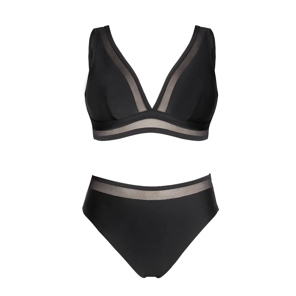 Plus-Size Bikini Midnight Sandy - Flatterende Maat XL
