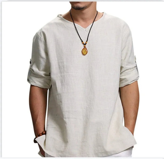 Casual T-Shirt voor Mannen Zacht en Comfortabel - Mode Vibes