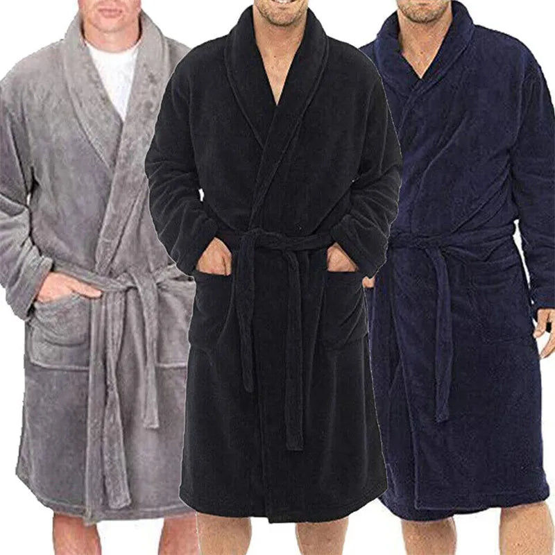 Zachte Flanellen Badjas voor Dames Comfortabel en Warm
