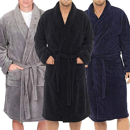 Zachte Flanellen Badjas voor Dames Comfortabel en Warm