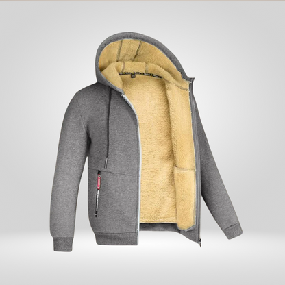 Heren Wintervest Warm Fleece Capuchon Waterproof