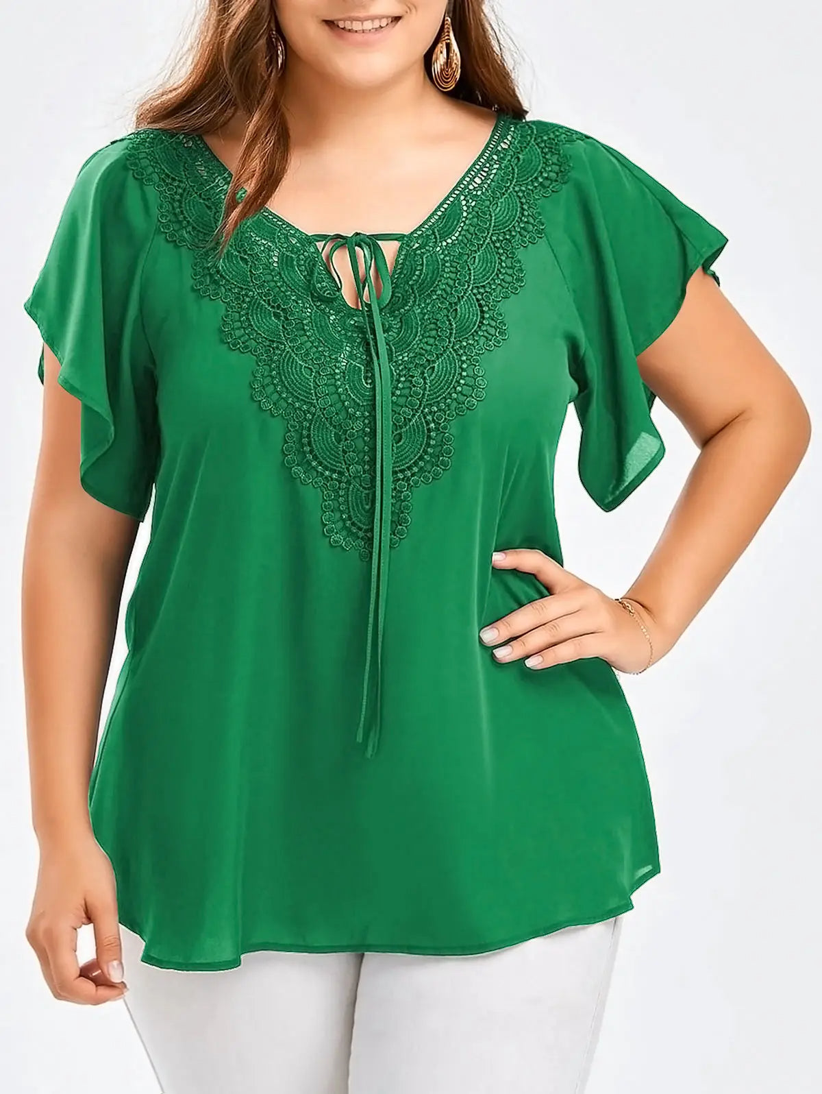 Plus-Size Top voor Vrouwen Comfortabel en Stijlvol - Mode Vibes