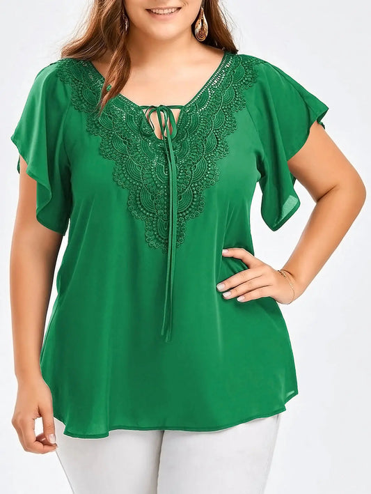Plus-Size Top voor Vrouwen Comfortabel en Stijlvol - Mode Vibes