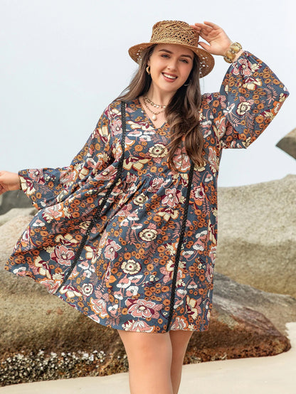Plus-Size Zomerjurk voor Vrouw Casual en Comfortabel