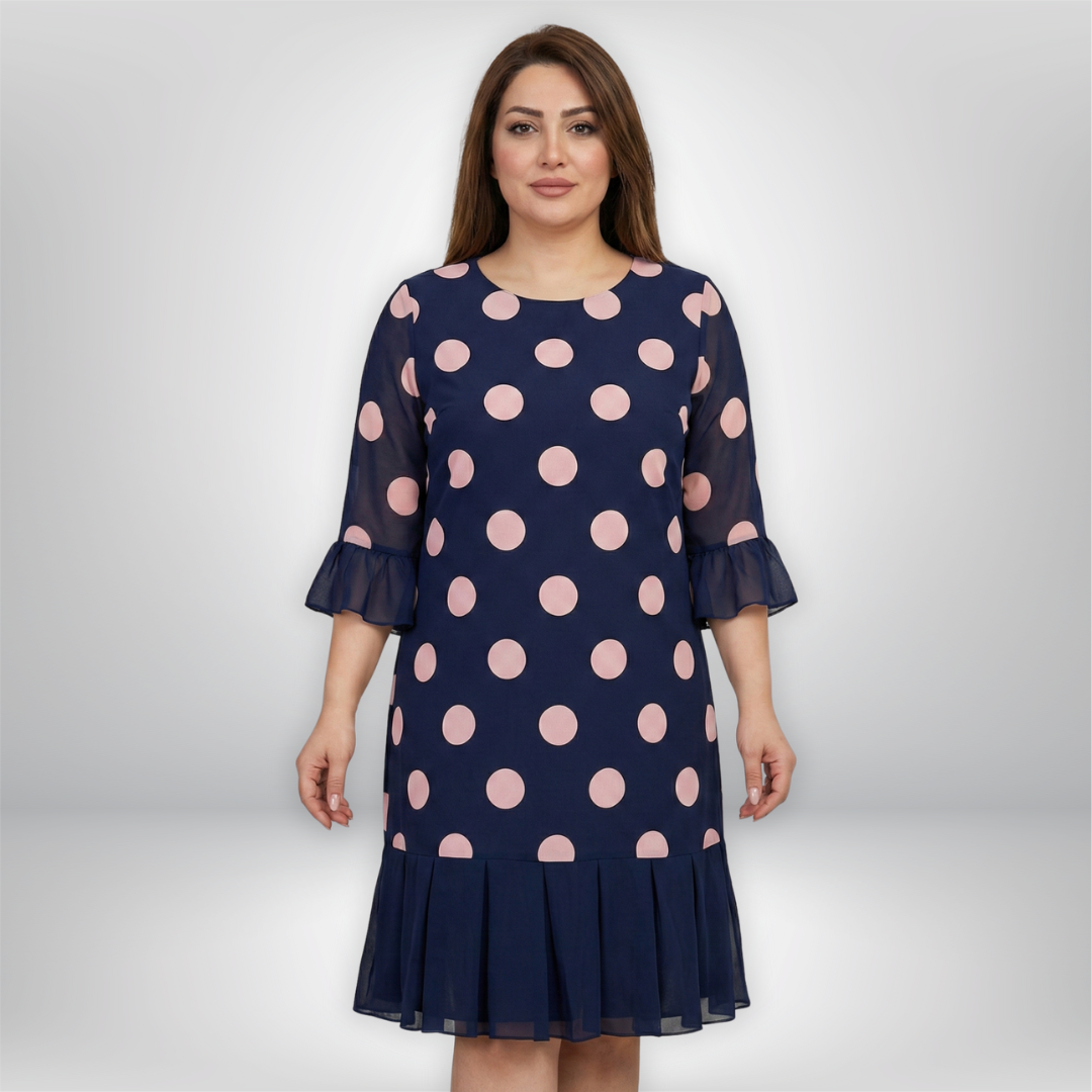 Dames Midi-jurk Comfortabele Pasvorm Stijlvol - Mode Vibes
