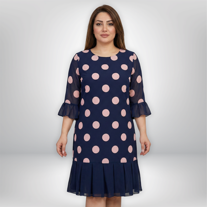 Dames Midi-jurk Comfortabele Pasvorm Stijlvol - Mode Vibes
