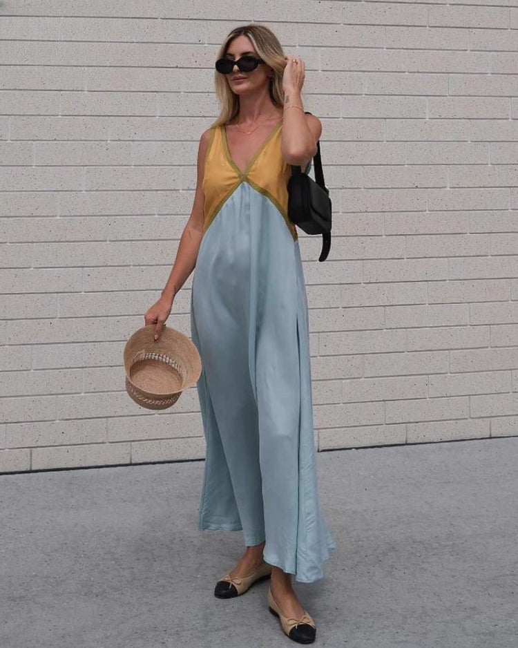 Izabella | Vestito chic con scollo a V