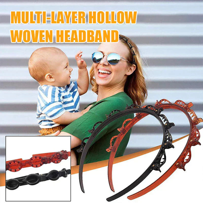 Haarband Gevlochten met Grip voor Vrouwen