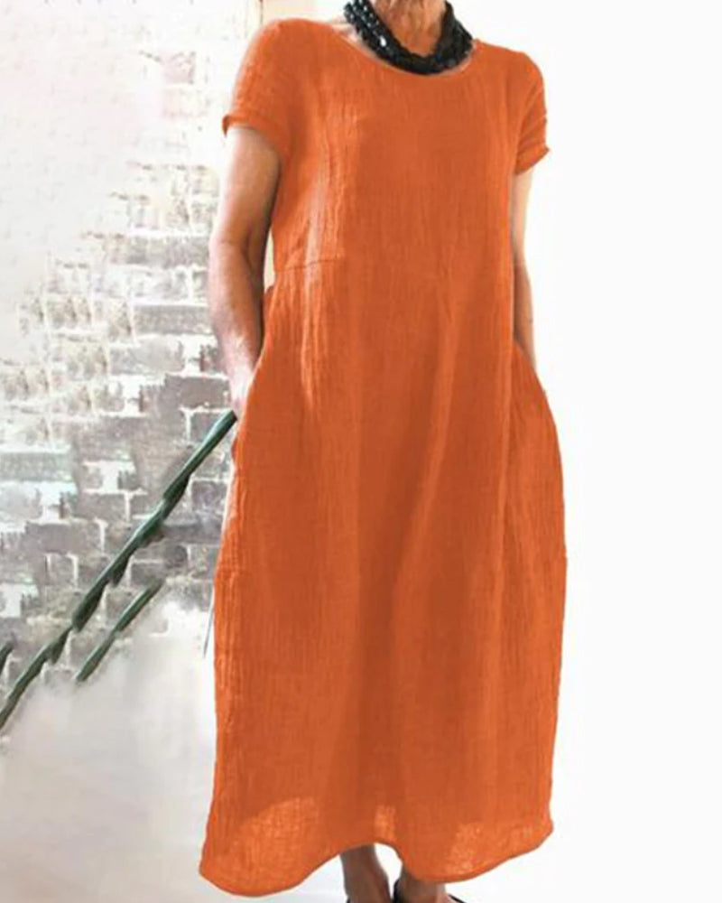 Losse Jurk met Comfy Pasvorm voor Vrouw