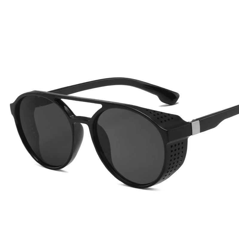 Retro Ronde Zonnebril voor Mannen en Vrouwen - Mode Vibes