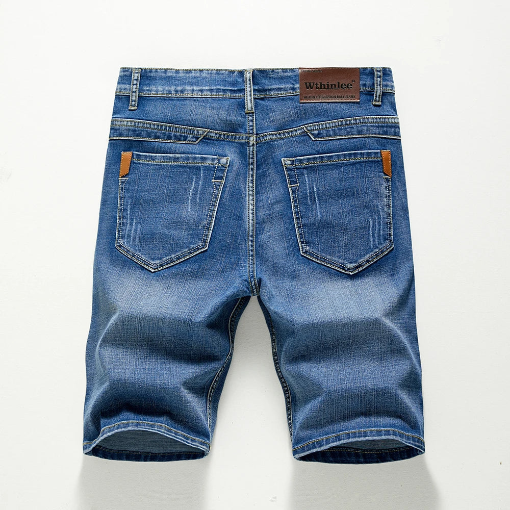 Korte Jeans Broek Stijlvol en Casual voor Mannen - Mode Vibes