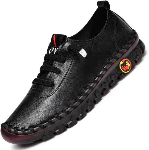 Dames Loafer Comfortabel Plat Leer - Mode Vibes