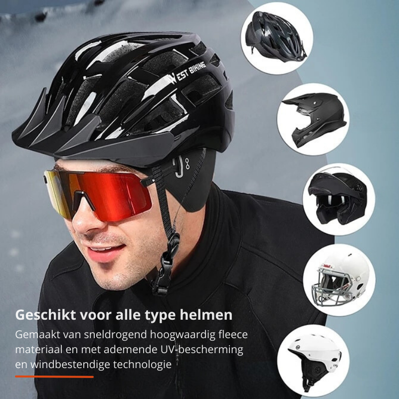 Warme Fietsshirt met Kap voor Fietsen Buiten