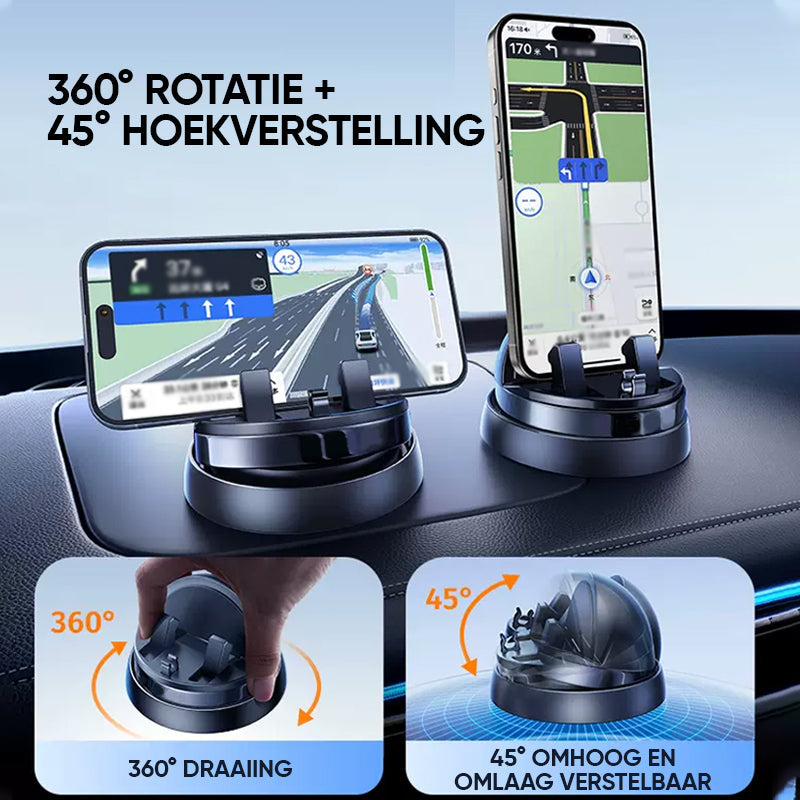 Auto Telefoonhouder 360° Draaibaar Met Sterke Grip