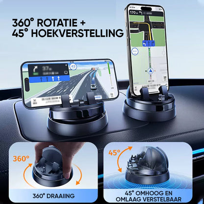 Auto Telefoonhouder 360° Draaibaar Met Sterke Grip