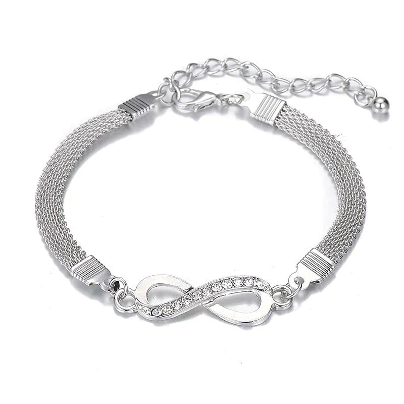 Zilveren Infinity Armband Elegante Sieraden