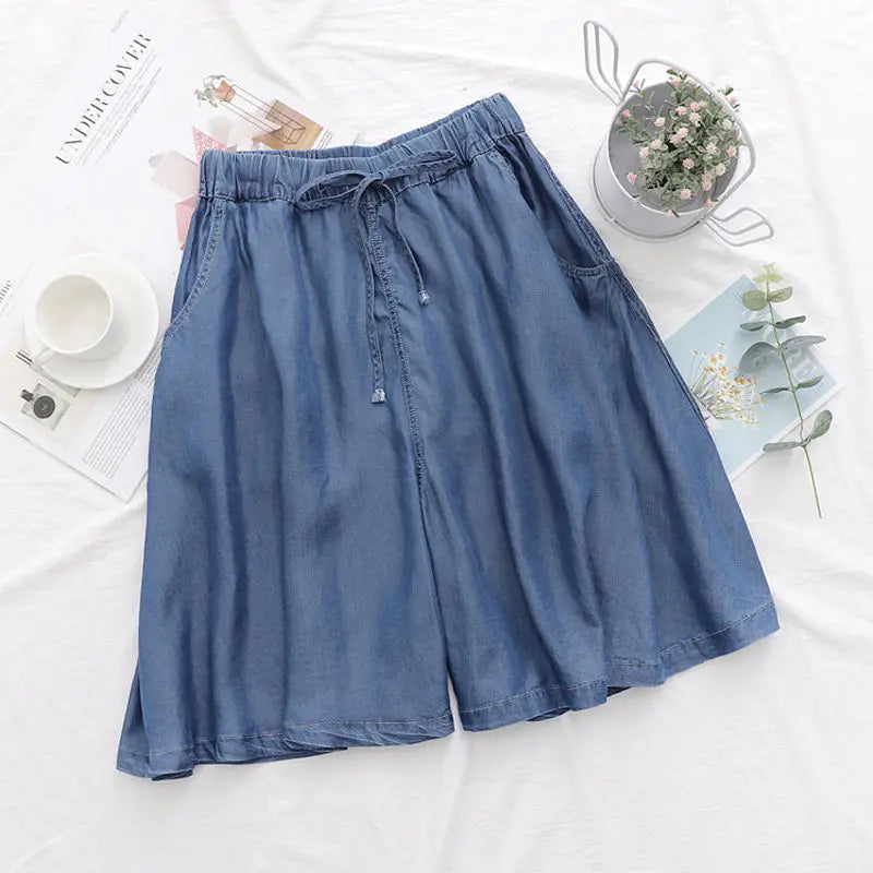 Plus Size Short Ruimvallend Casual Dame Shorts - Mode Vibes