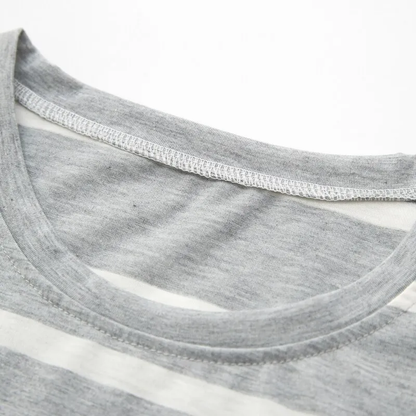 Herenpyjama Korte Mouwen Gestreept Comfortabel Short