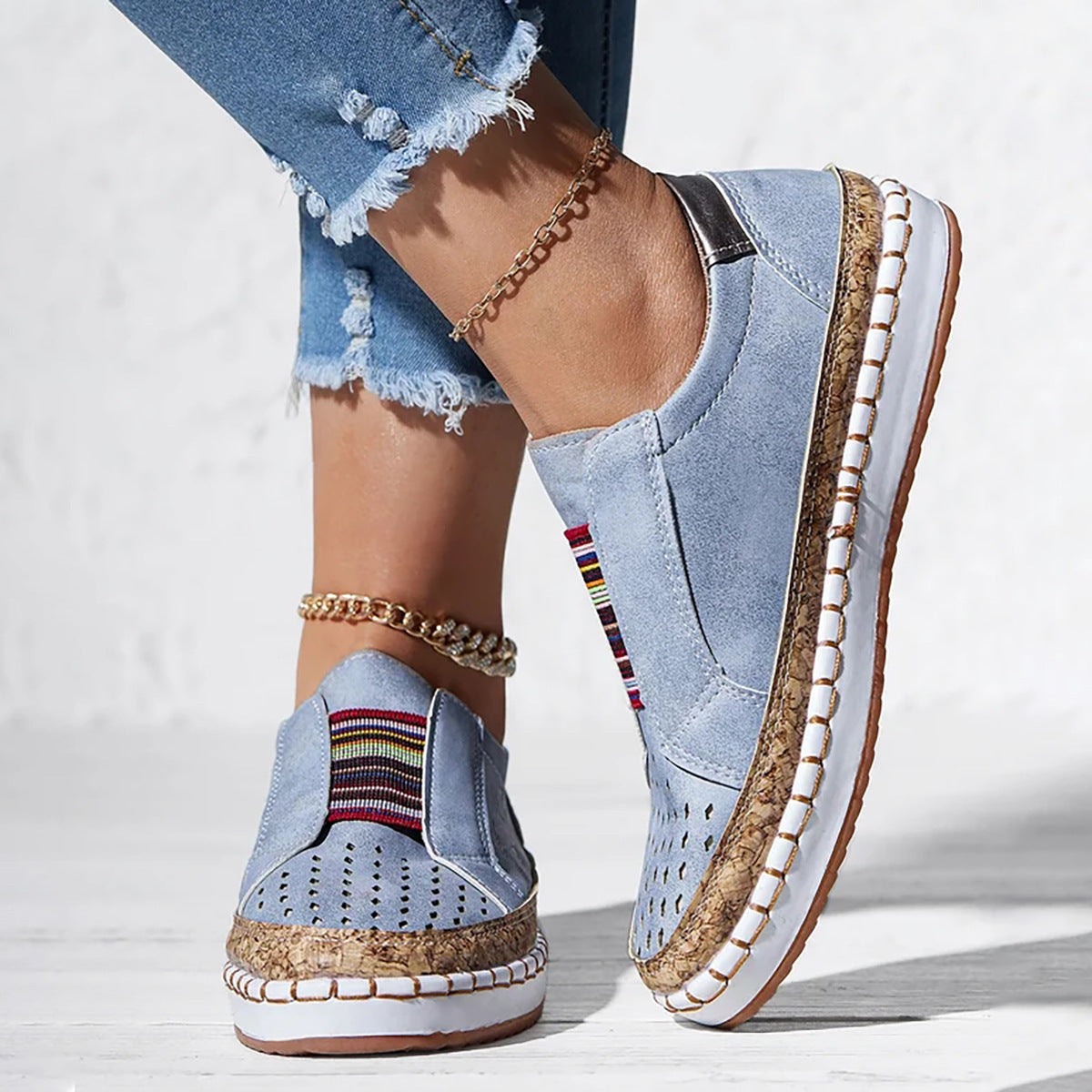 Retro Casual Schoenen Plat voor Dagelijks Gebruik