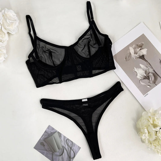 Lingerie Set Tweedelig Sexy Dame - Mode Vibes