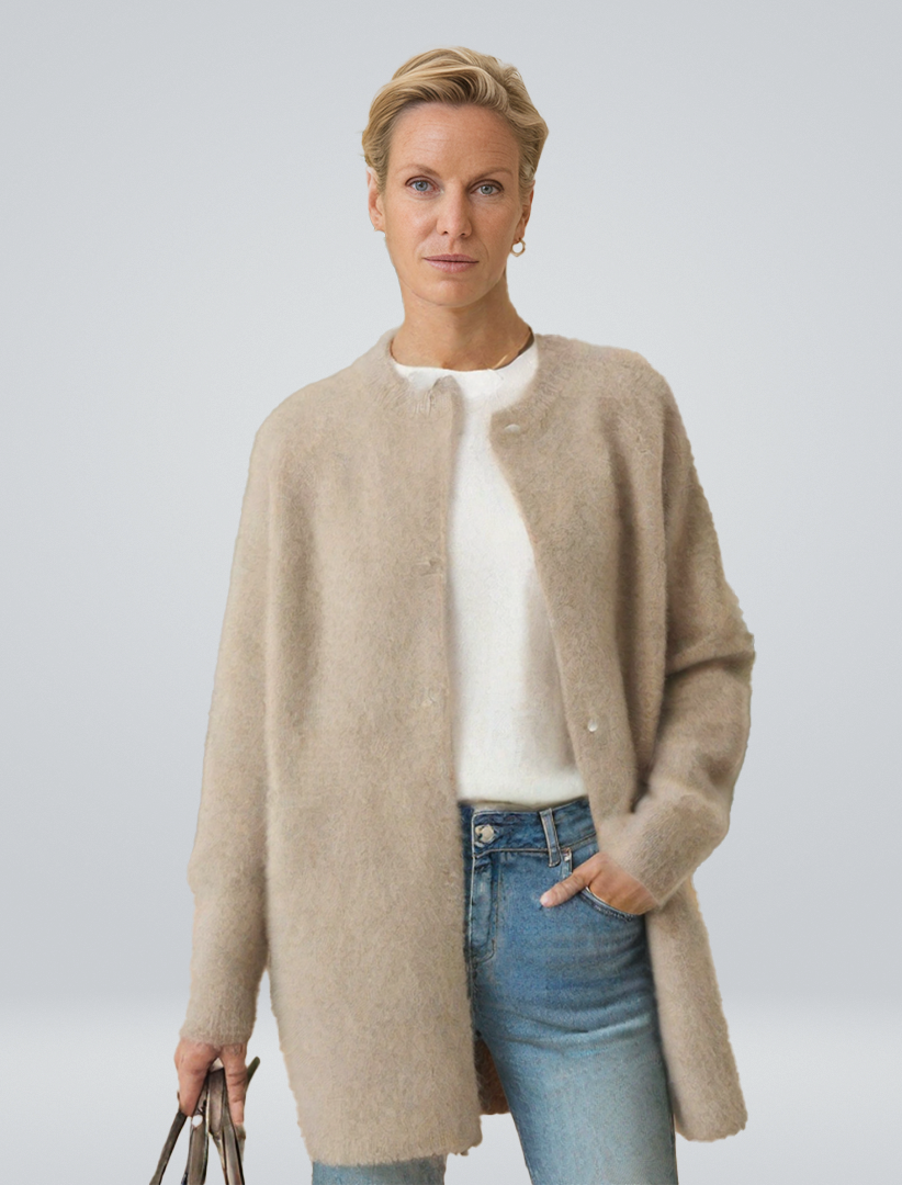 Elegante Vrouwen Cardigan Zacht en Stijlvol - Mode Vibes