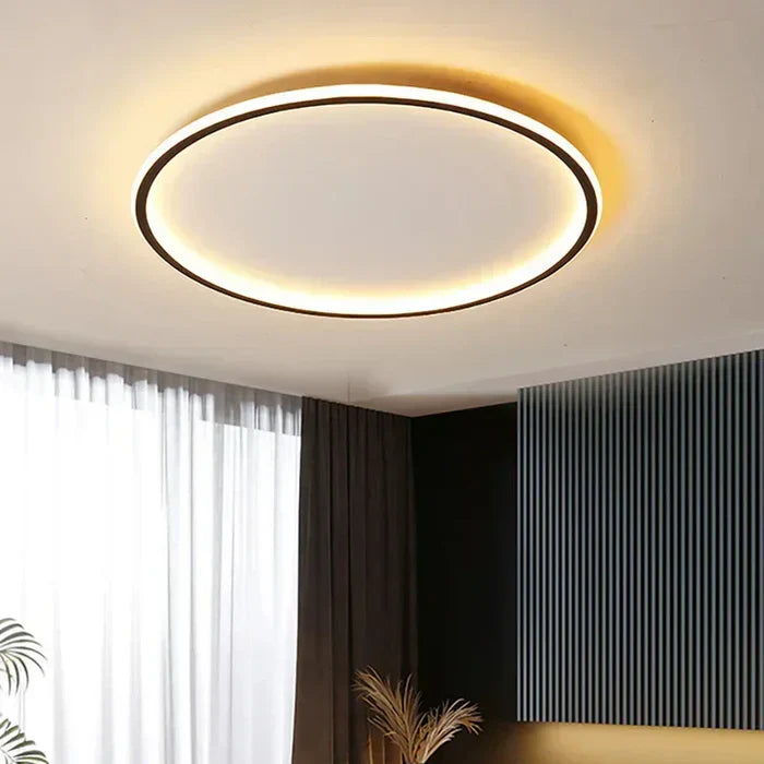 Ronde Plafondlamp Modern Scandinavisch Design AuroraSphere - Mode Vibes