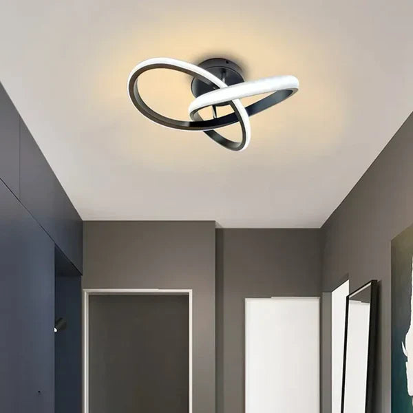 LED Plafondlamp Dubbel Ring Design Modern Dimbaar - Mode Vibes