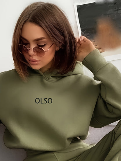 Tweedelige Set met Letterprint Stijlvol en Chic