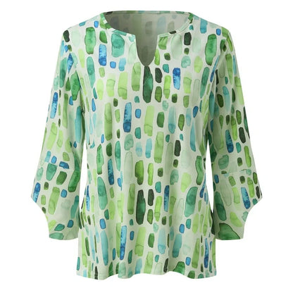 Vrouwen Blouse V-Hals Luchtig en Comfortabel