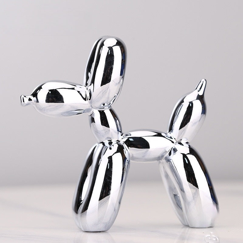 Kunststof Honden Sculptuur BouncePup Ballonhond Figuur - Mode Vibes