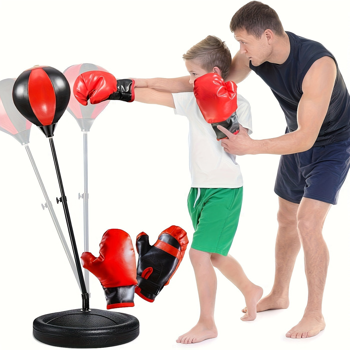 Bokszak Set voor Kinderen met Handschoenen - Mode Vibes