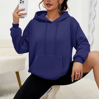 Dames Oversized Hoodie met Kangoeroezak Casual Basic
