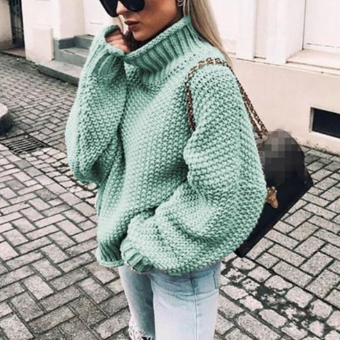 Dames Oversized Coltrui Grof Breiwerk Trendy Modieus