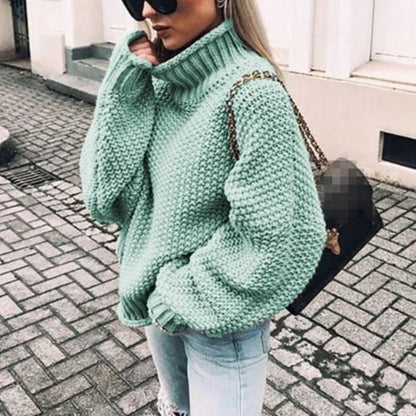 Dames Oversized Coltrui Grof Breiwerk Trendy Modieus