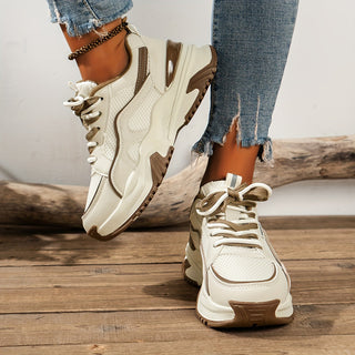 Dames Sneakers Hoge Hak Comfortabele Zool - Mode Vibes
