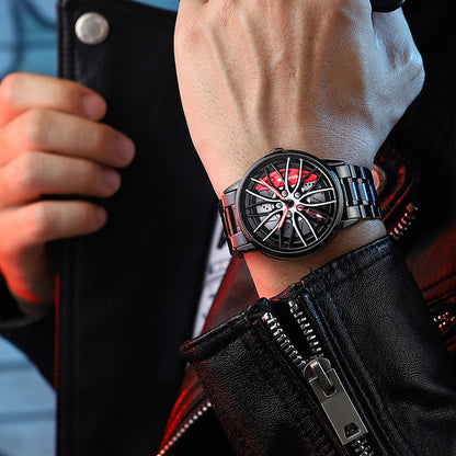 Heren Horloge Racewagen Stijl Vol Automatisch