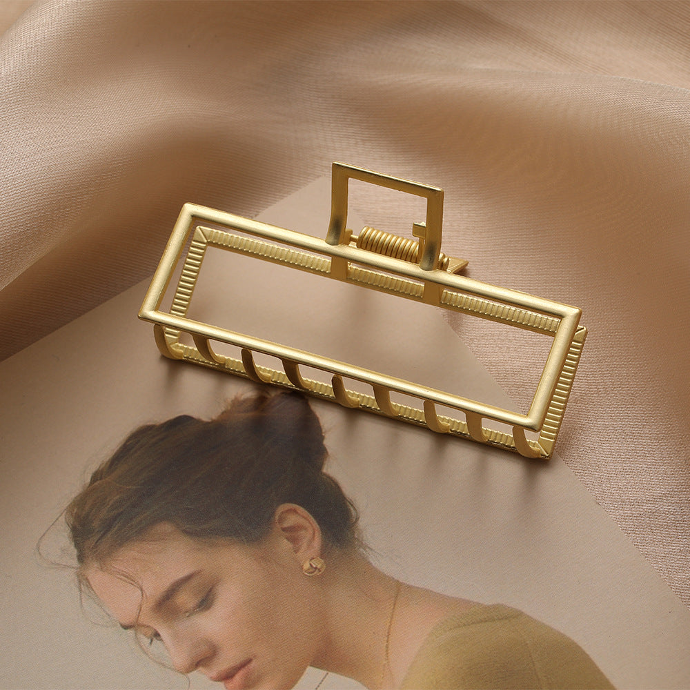 Dames Haarclip Goudkleurig Metaal Design Schakel