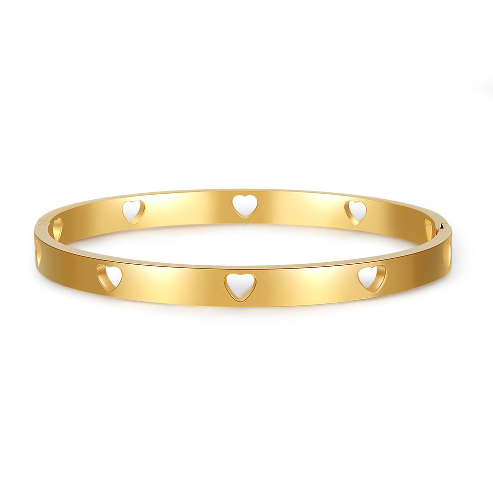 Dames Armband RVS Roestvrij Staal met Hart Motief
