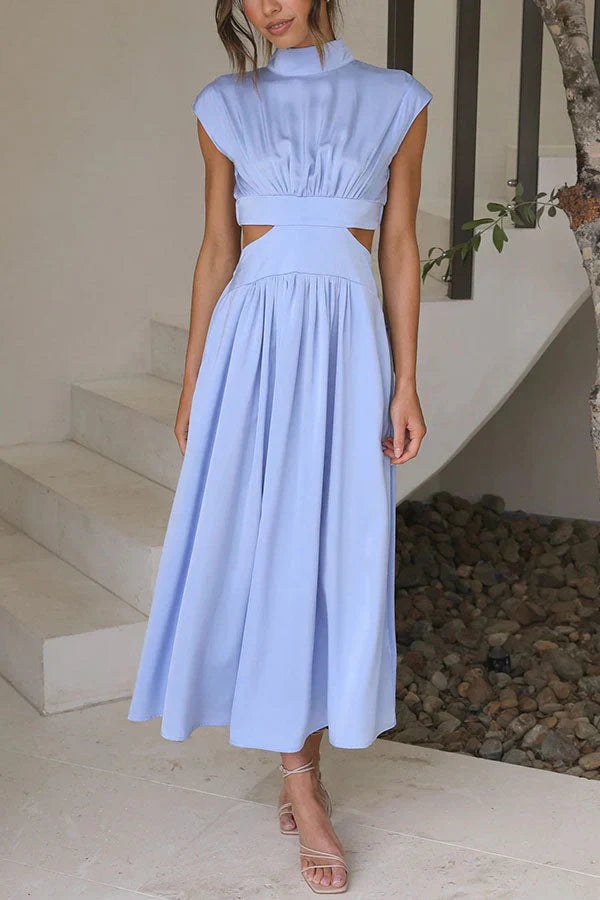 Geplooide Maxi Jurk voor Vrouwen Zomerjurk Lange Jurk - Mode Vibes