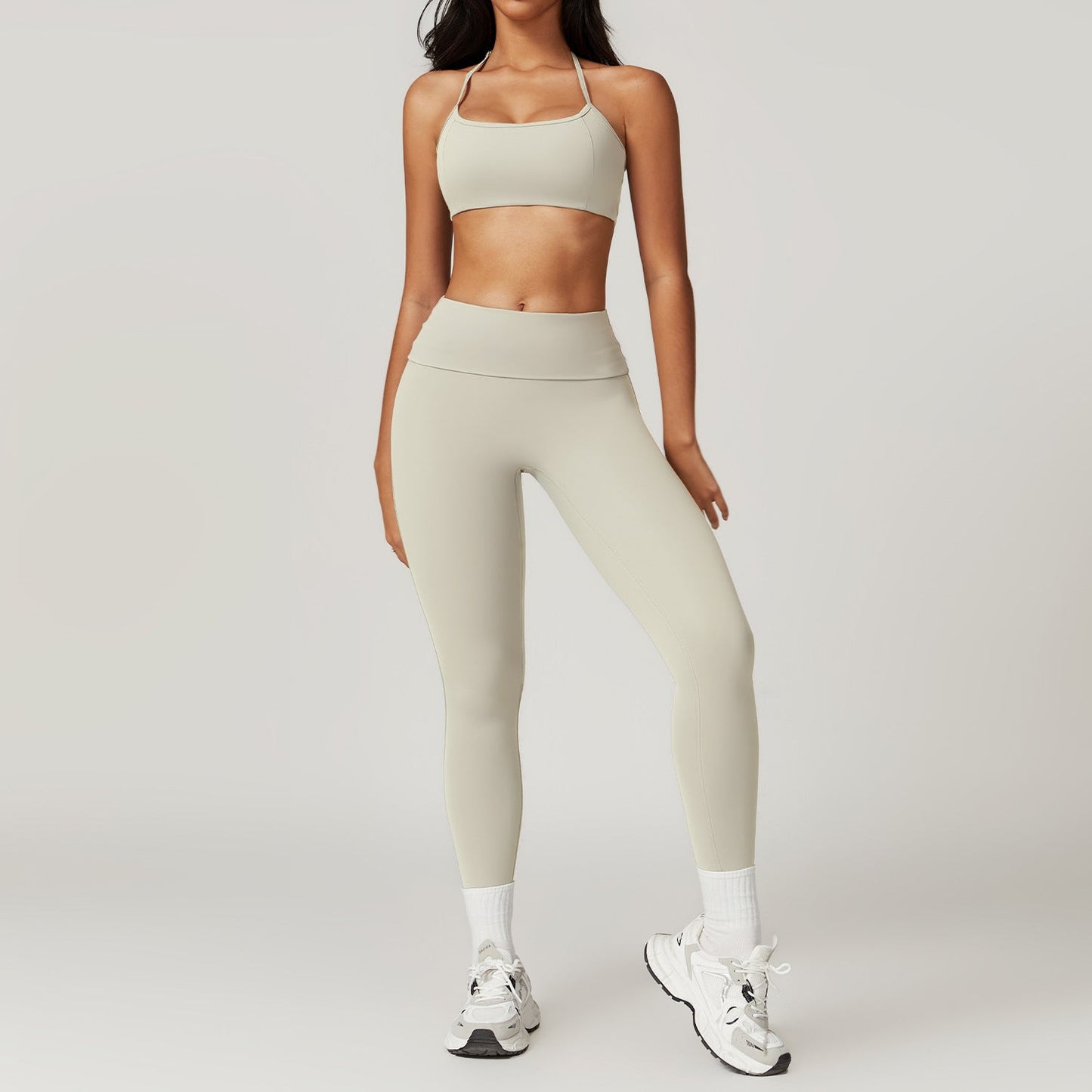 Yoga Set Dames Sneldrogend Naadloos Sportief