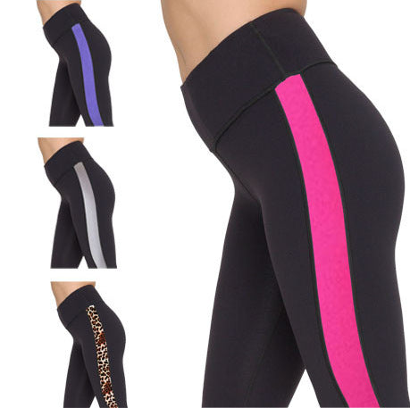 Dames Sportlegging Elegante Fit met Contrasterende Strepen