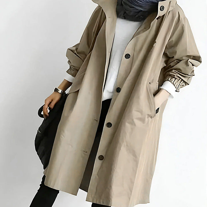 Waterdicht Windjack Met Capuchon Regenjas Dames - Mode Vibes