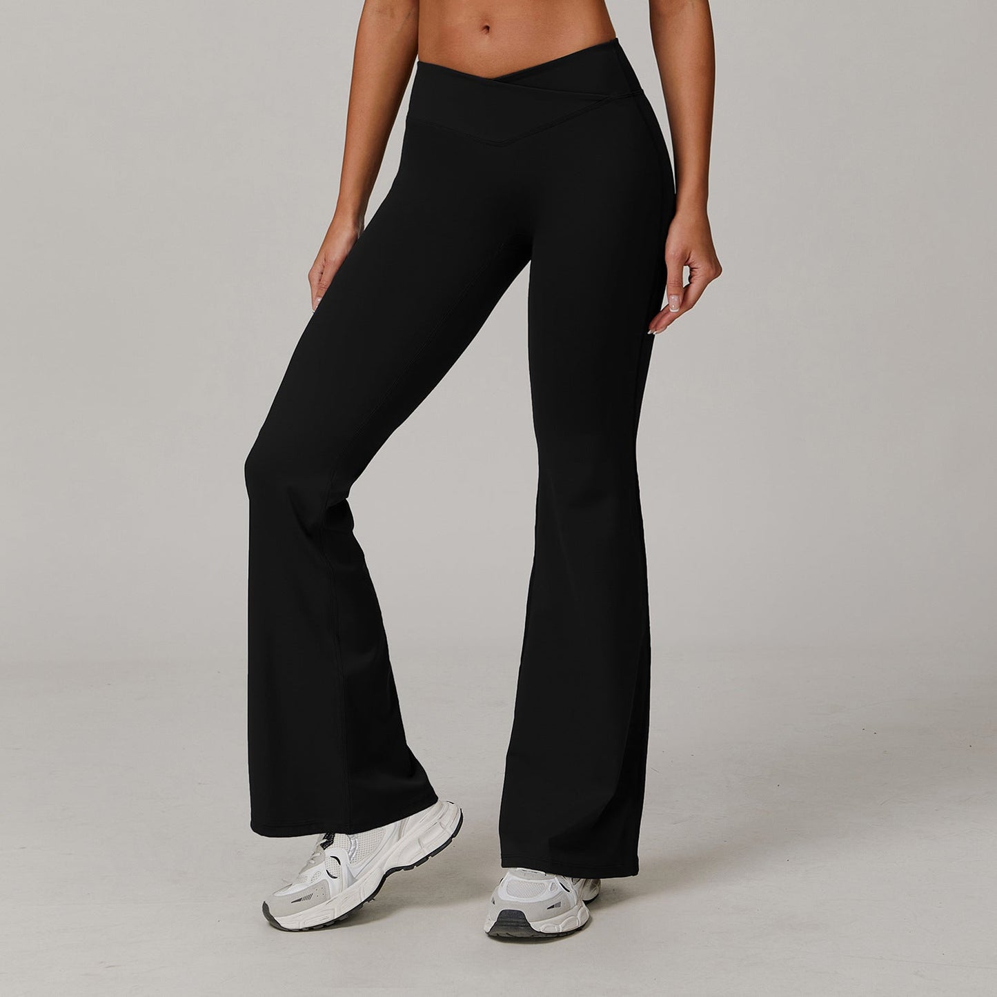 Dames Yoga Broek Hoge Taille Sportbroek met Flare Model
