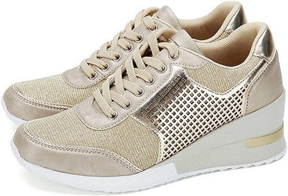 Orthopedische Sneakers met Hoge Hak Comfortabel