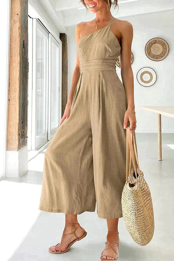 Vrouwelijke Jumpsuit Mode Jurk Zwart