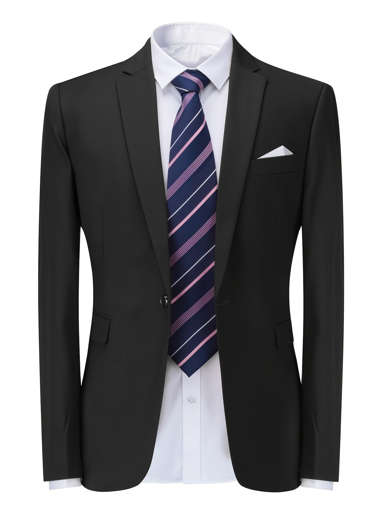 Heren Blazer Effen Klassiek Formal Design