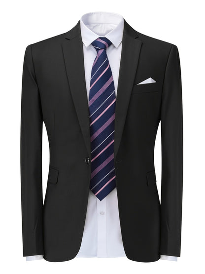 Heren Blazer Effen Klassiek Formal Design