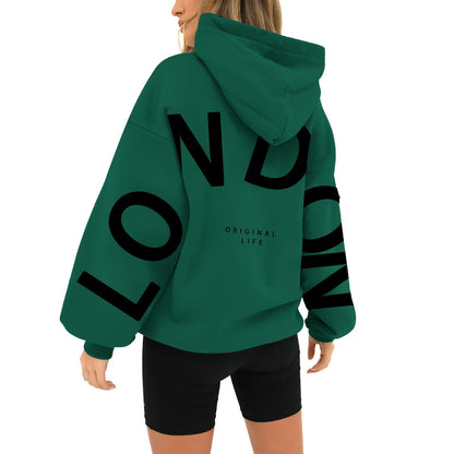 Dames Hoodie Comfortabel met London Print