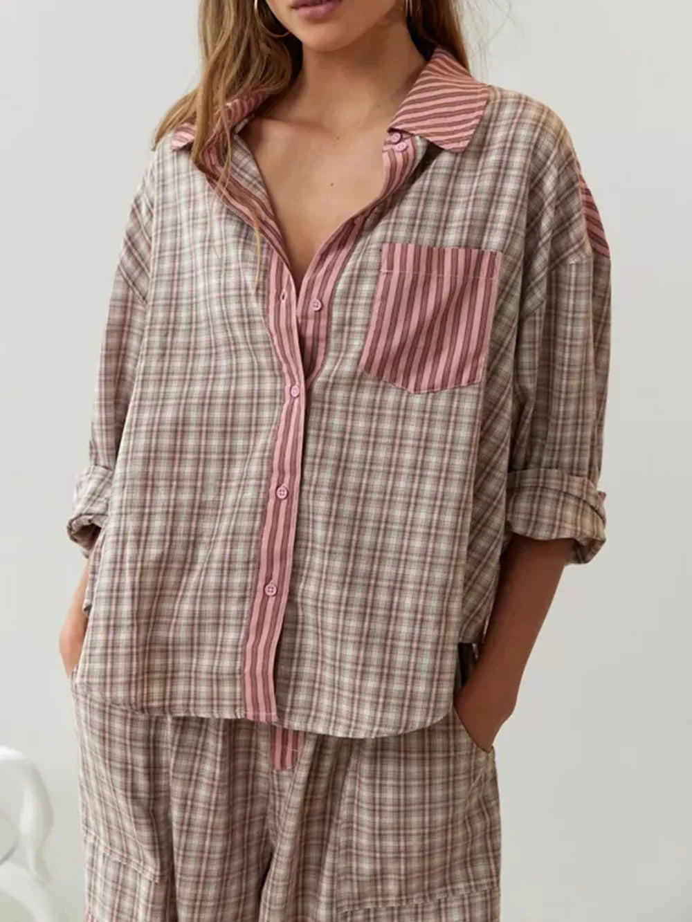 Dames Pyjama Set Feline Zacht en Comfortabel